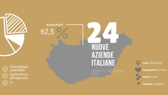 Analisi delle aziende italiane in Ungheria fondate nel quarto trimestre del 2022