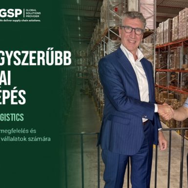 Alessandro Farina, Az ITL Group ügyvezető Igazgatója Kezet Fog A GSP Logistics Képviselőjével A GSP Budapest Melletti Raktárában.